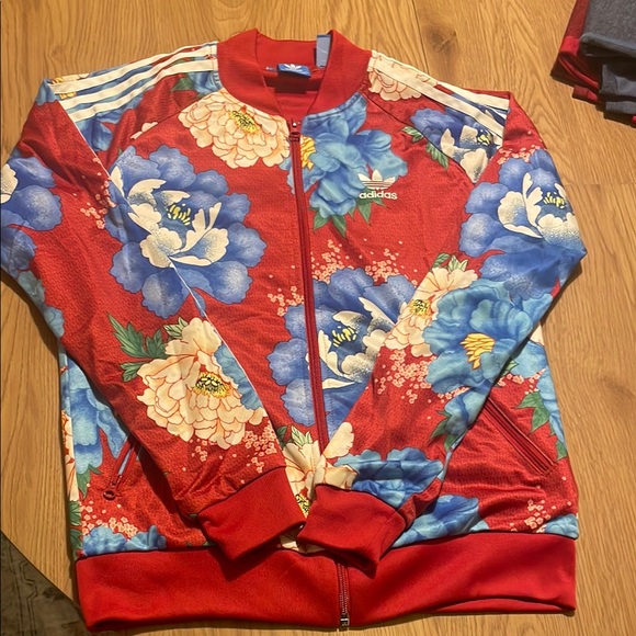 Adidas Floral Track Jacket - Picture 4 of 8